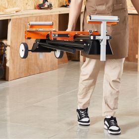 Miter Saw Stand 550lbs Load Capacity Steel Collapsible Stand For Miter Saw