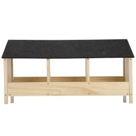 Chicken Coop with Waterproof Roof and 3 Nest Areas