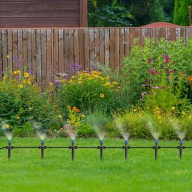 Upgraded Drip Irrigation System Kit 75FT, Adjustable Misting Nozzles & Leak-Proof Design for Garden Greenhouse Outdoor Plants
